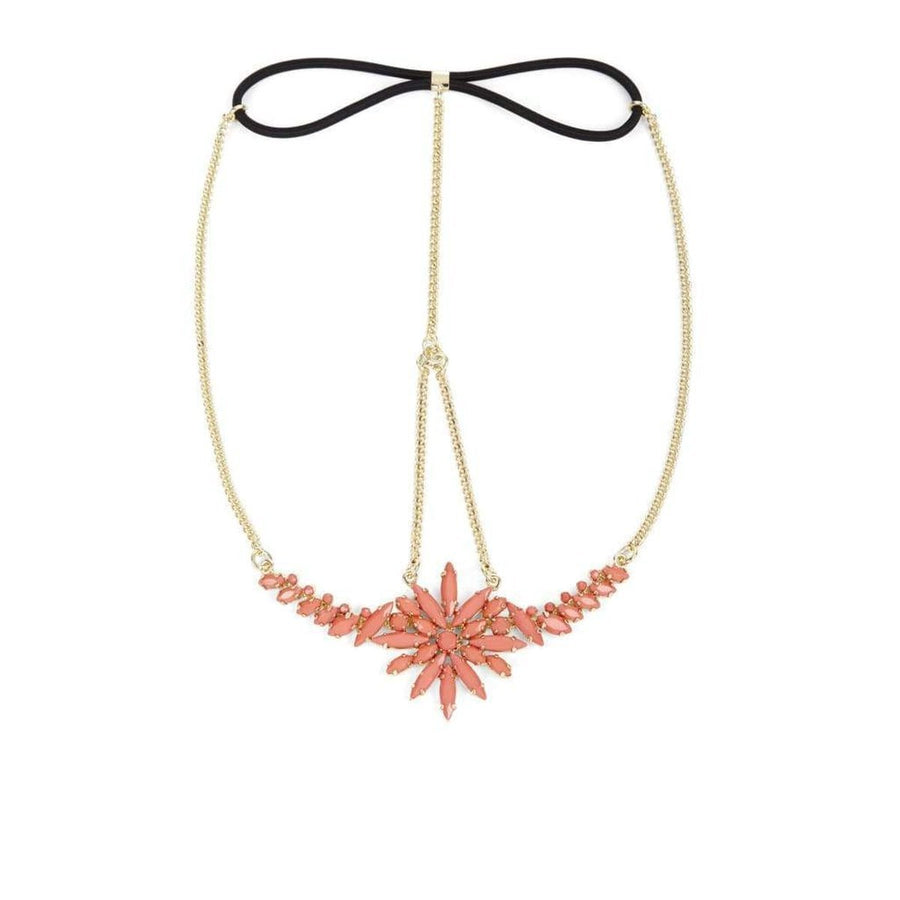 BCBGMAXAZRIA-Tri-Chain Elastic Headband - Runway Catalog