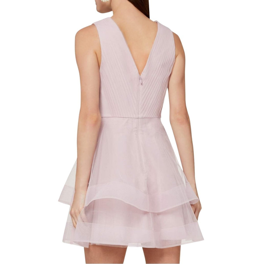Tulle Applique Dress in Lavender