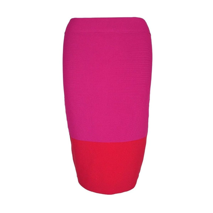 BCBGMAXAZRIA-Two Tone Pencil Skirt - Runway Catalog