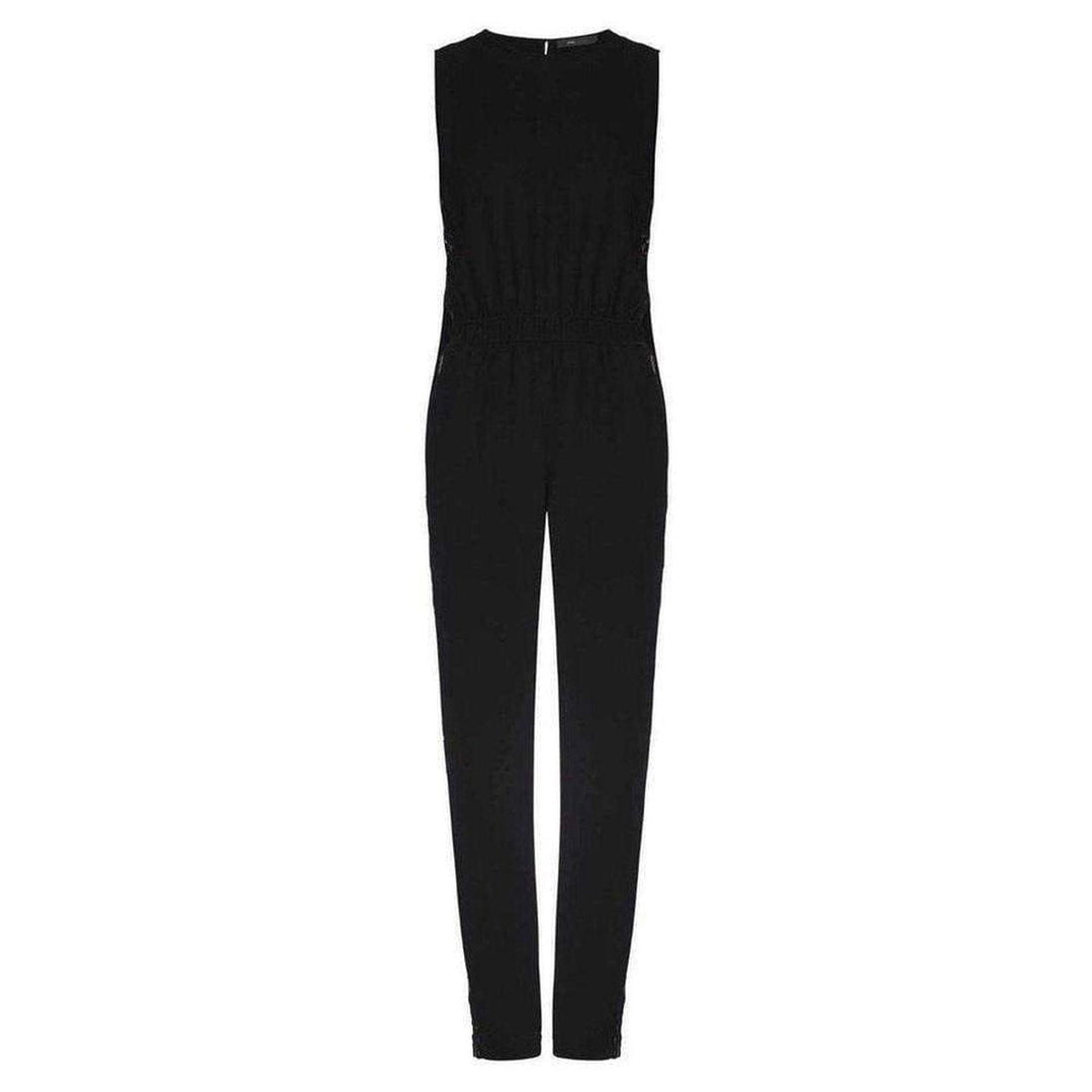 BCBGMAXAZRIA-Victorya Lace Side Paneles Jumpsuit - Runway Catalog