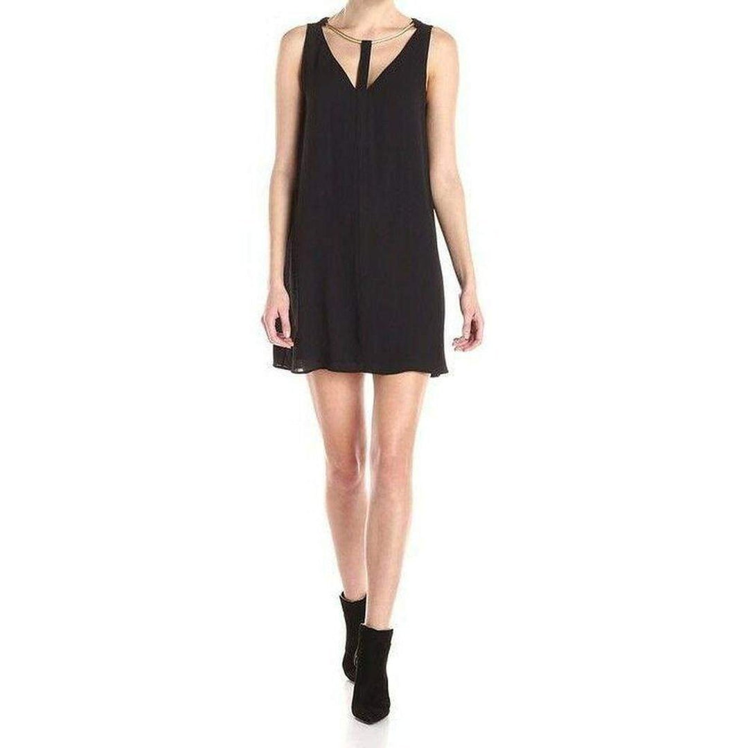 Viviene V-Neck with Rope Trim Dress