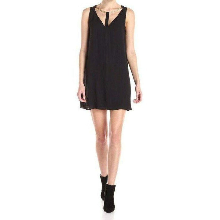 Viviene V-Neck with Rope Trim Dress