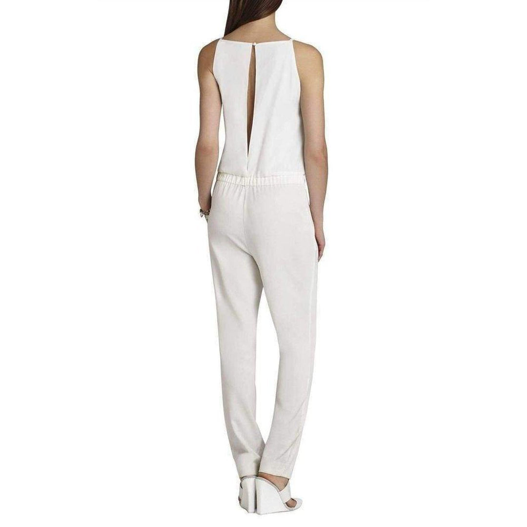 Waylen Sleeveless White Jumpsuit