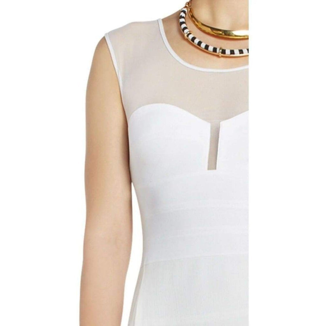 White Alai Full Length Evening Dress NPM6V687