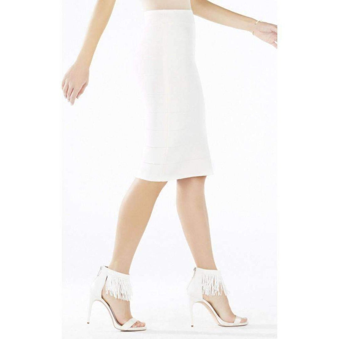 White Leger Pencil Skirt