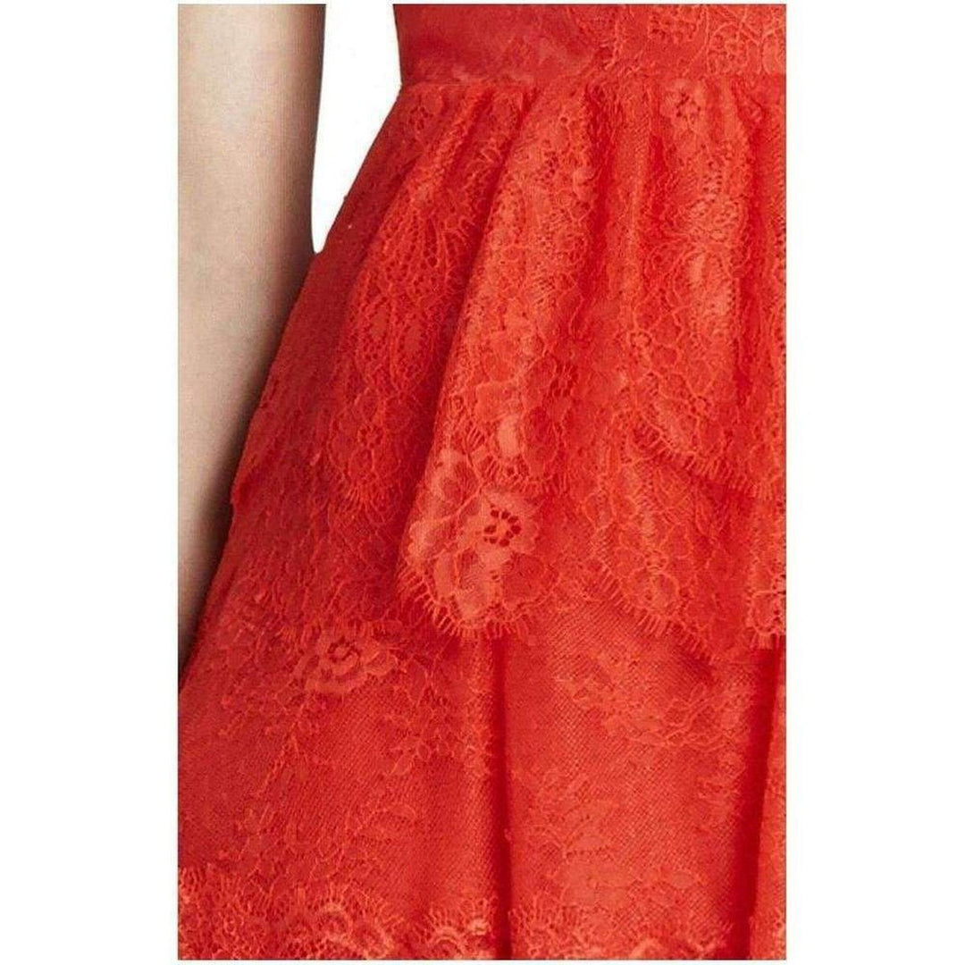 Willa Bright Poppy Lace Cocktail Dress