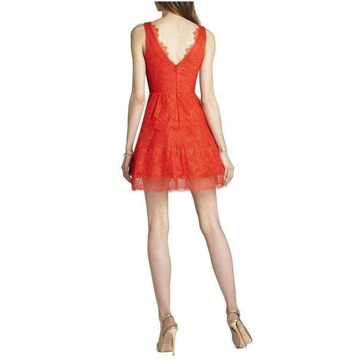 Willa Bright Poppy Lace Cocktail Dress