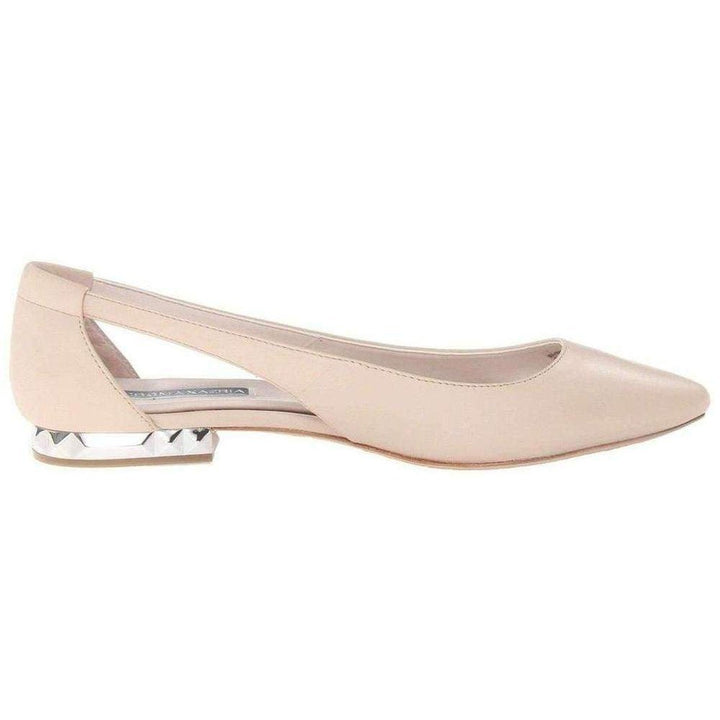 Window Cutout Studded-Heel Flat