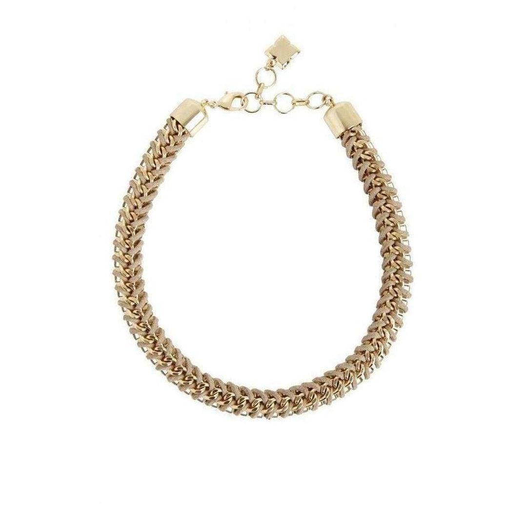 BCBGMAXAZRIA-Woven Box Chain Necklace - Runway Catalog