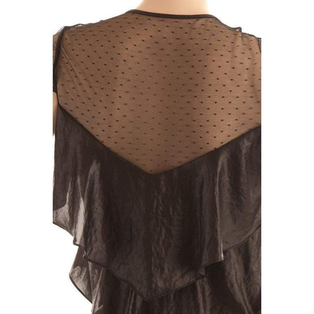 Woven Tiered Lace Dress
