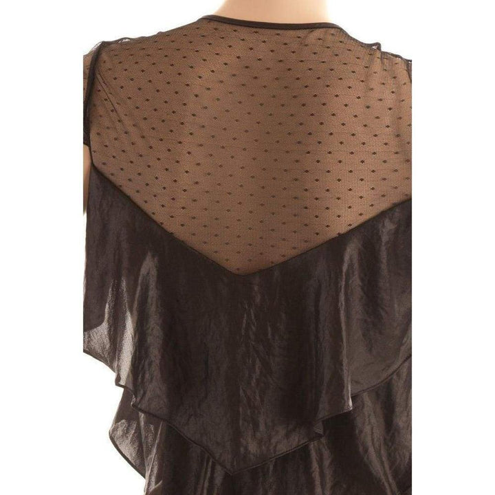 Woven Tiered Lace Dress