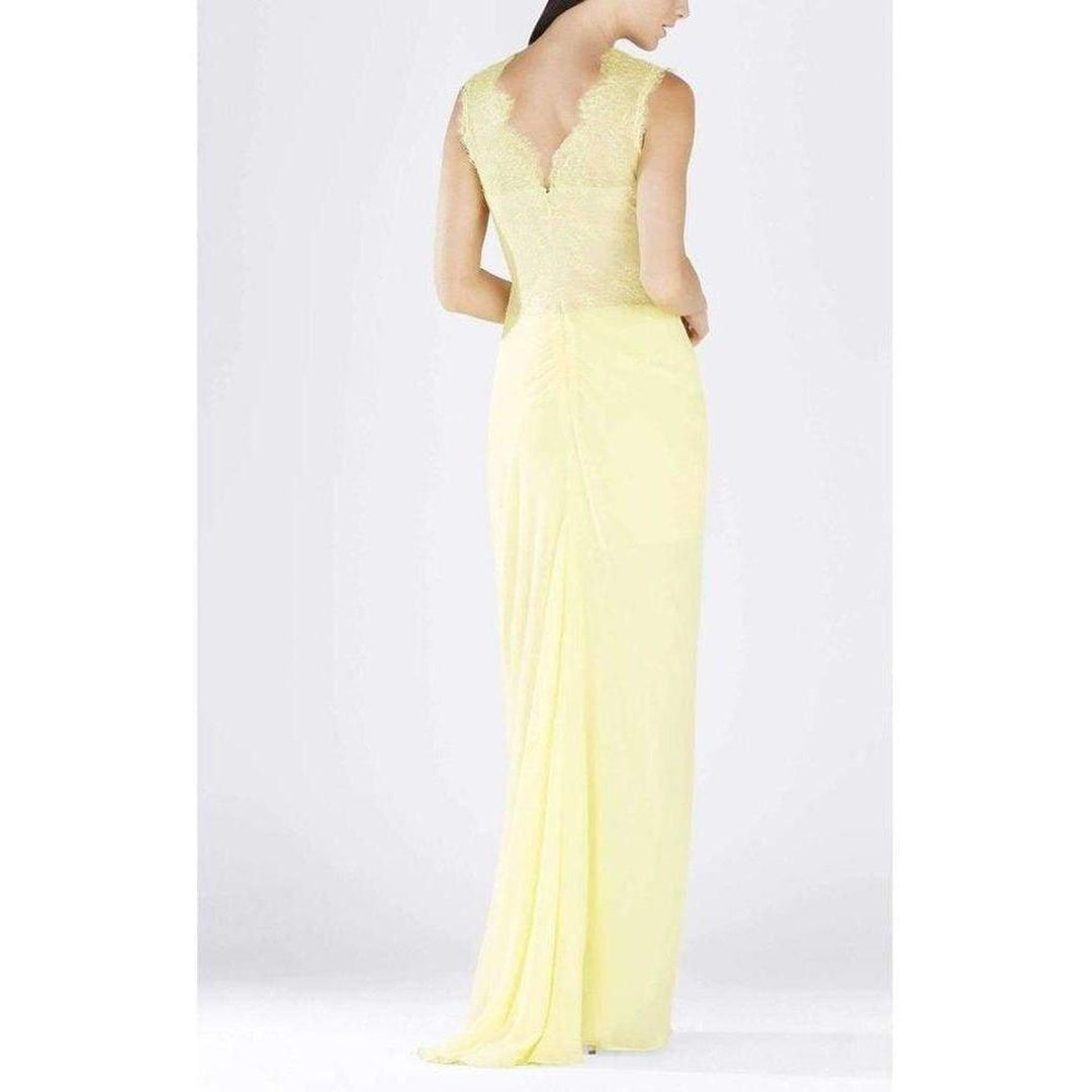 Yellow Sleeveless Gown