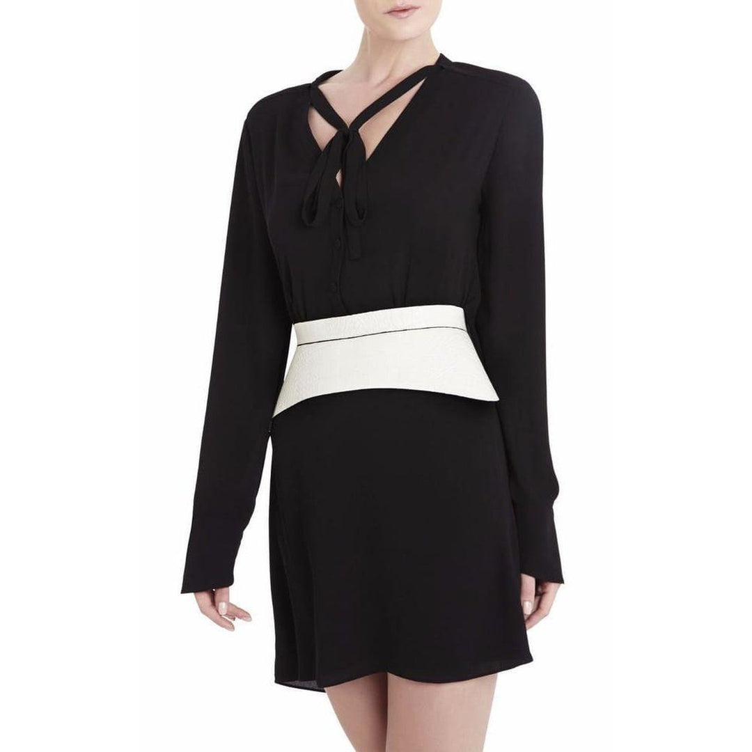 Zipper Peplum Belt
