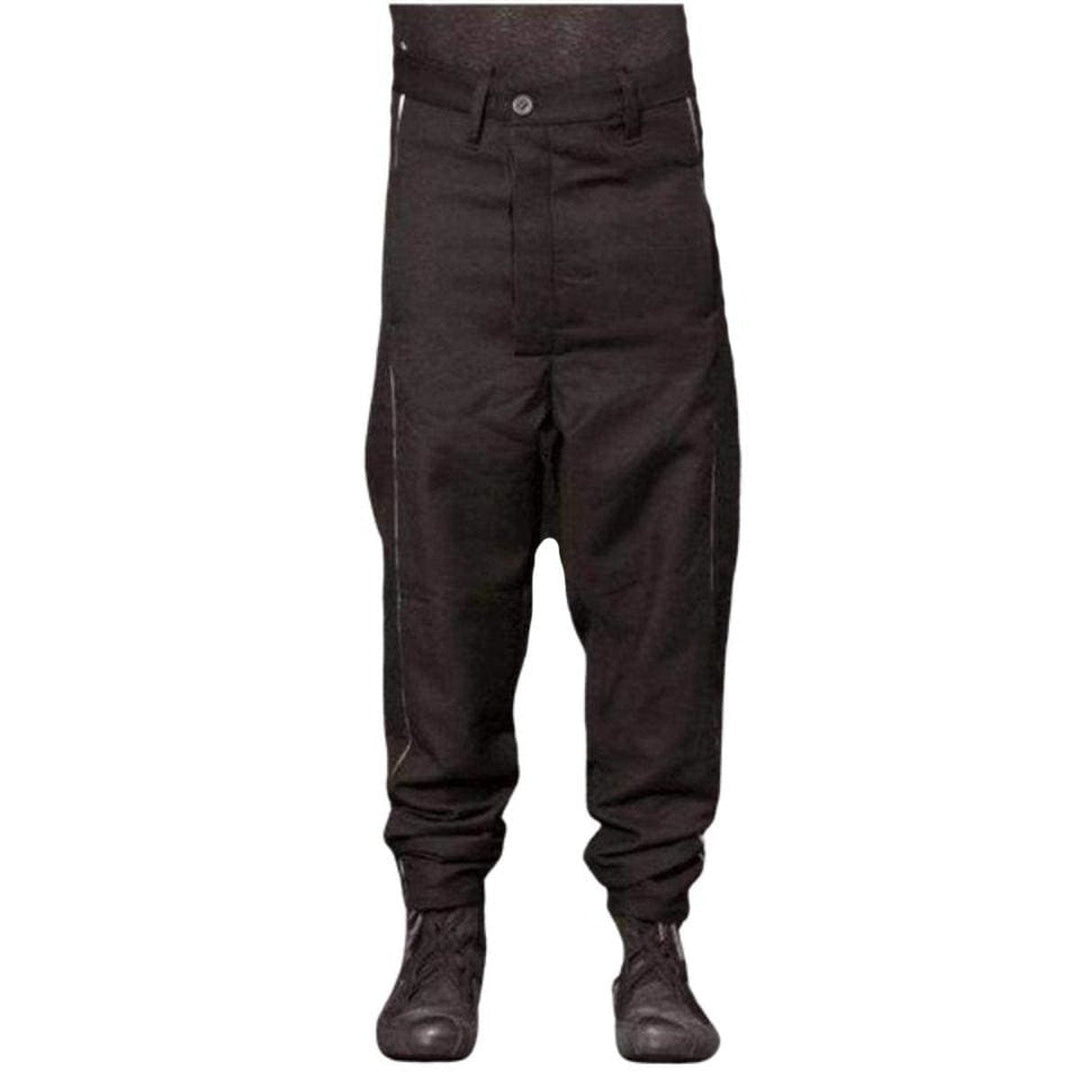 Loose Fit Black Trousers Pants