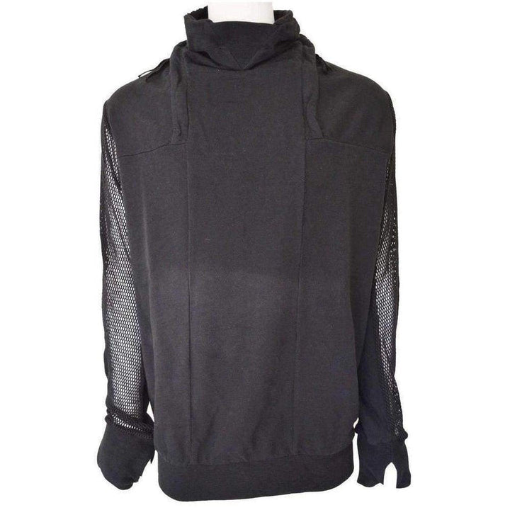 Boris Bidjan Saberi-Symbiosism Cotton Jumper with Adjustable Neck - Runway Catalog