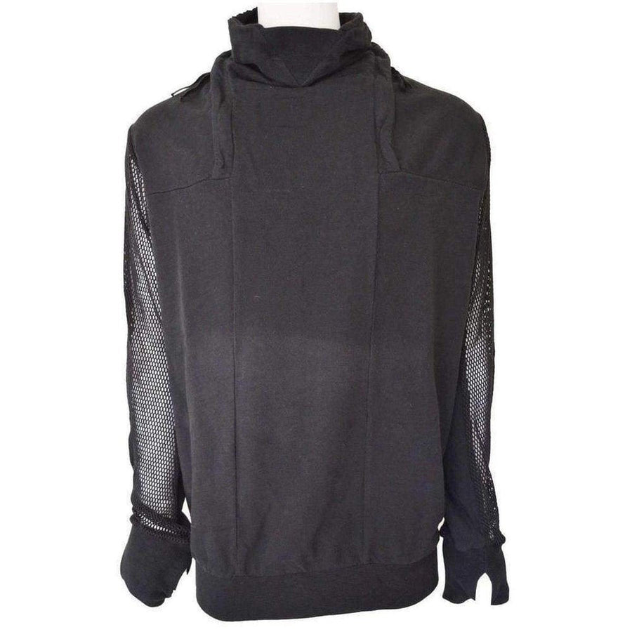 Boris Bidjan Saberi-Symbiosism Cotton Jumper with Adjustable Neck - Runway Catalog
