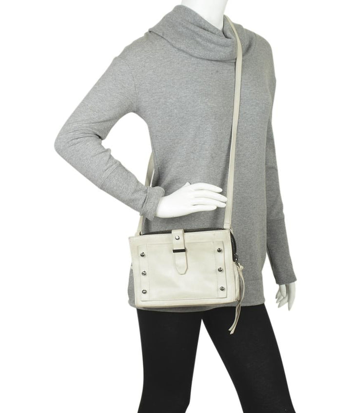 Botkier Warren City White Leather Crossbody Bag