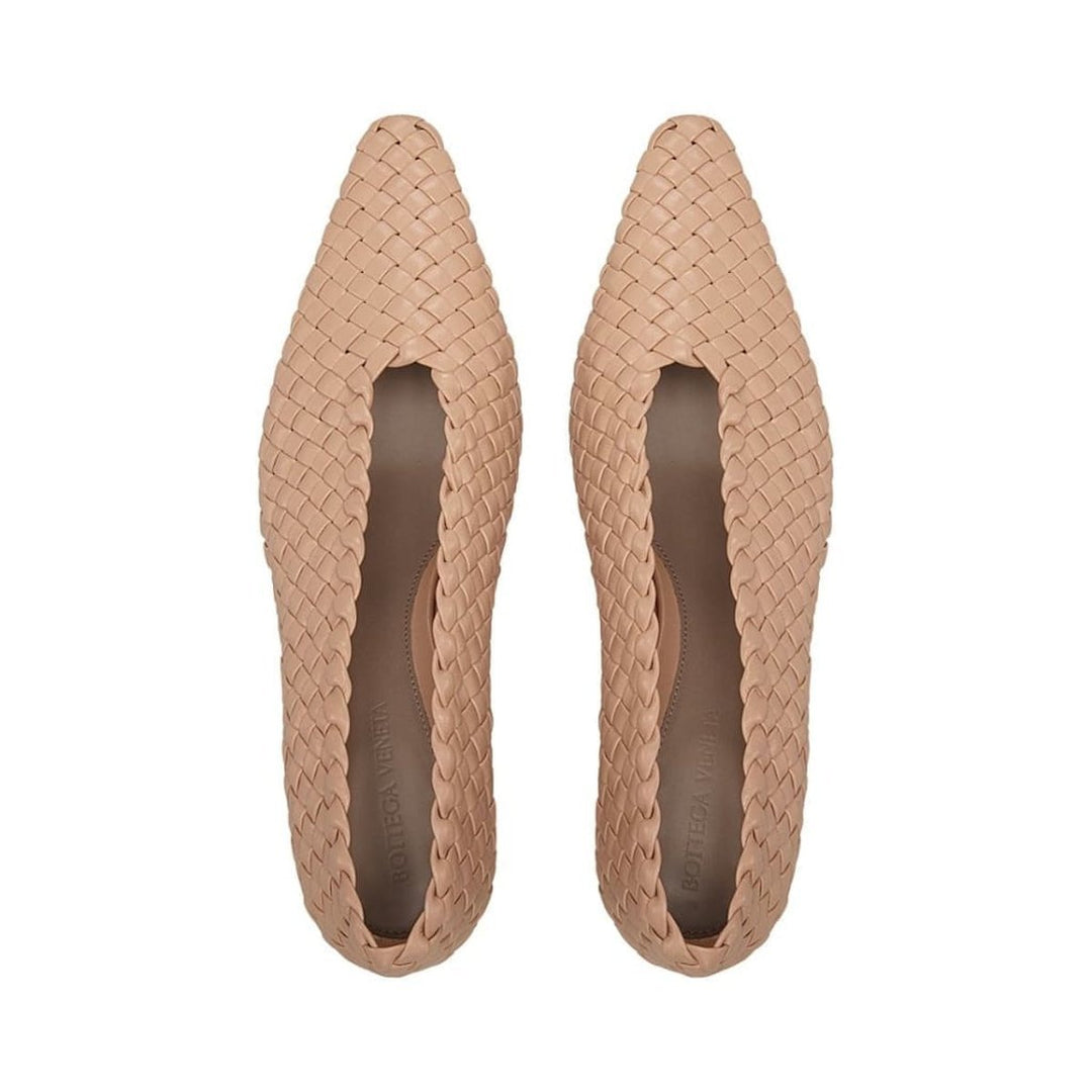 Almond Leather Pumps