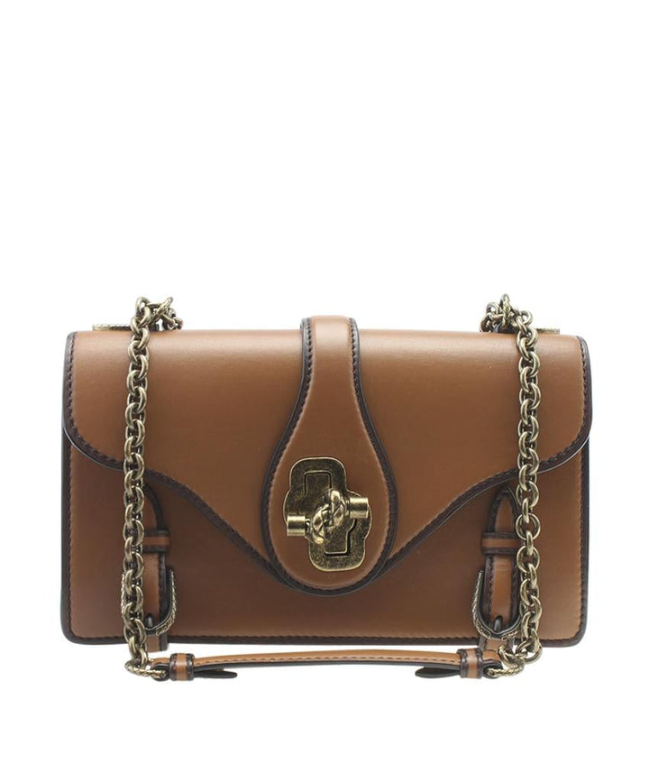Bottega Veneta City Knot Brown Leather Shoulder Bag