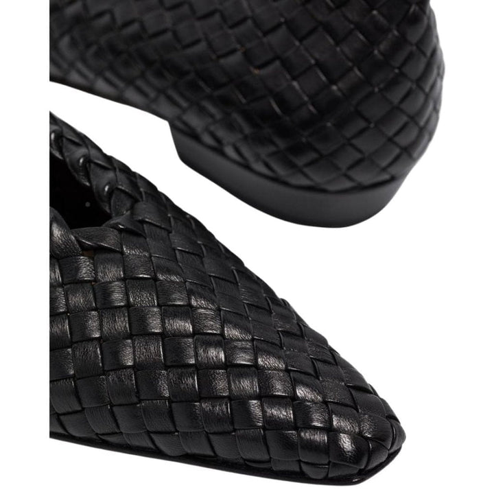 Intrecciato Almond-Toe Ballerina Shoes