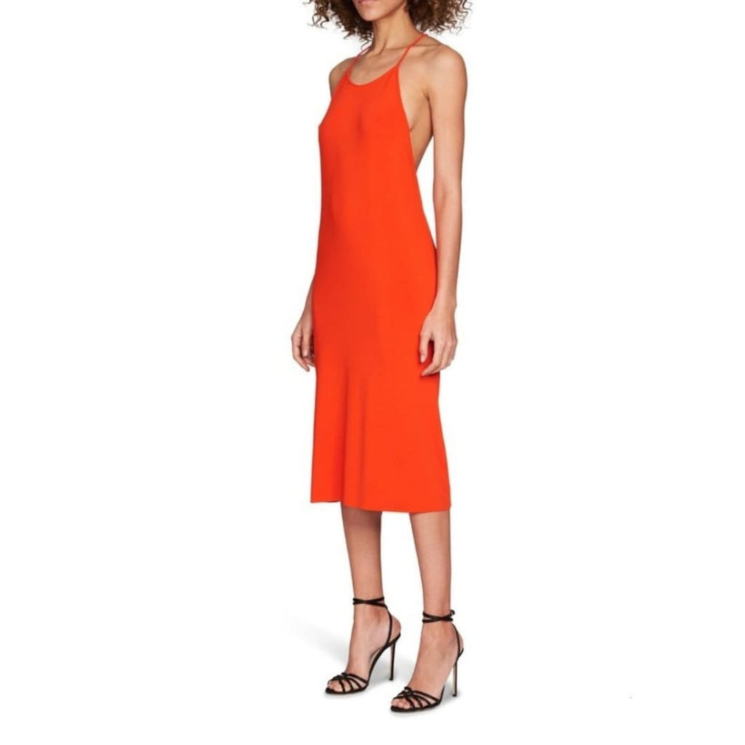 Knotted Strap Midi Dress