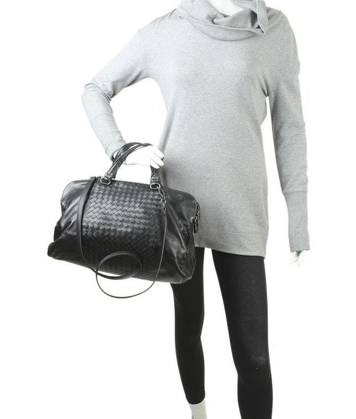 Bottega Veneta Large Intrecciato Intrecciato Leather Tote 2- Way Bag