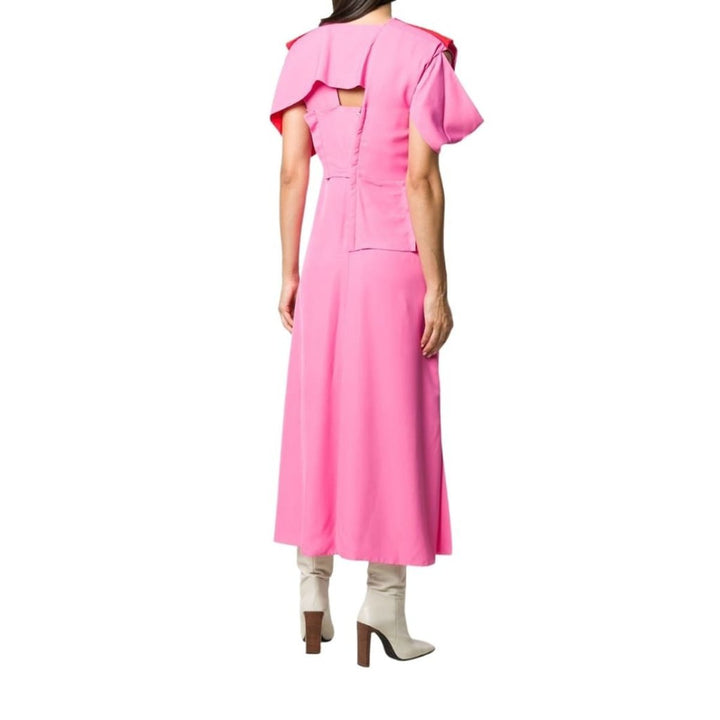 Midi Puff Sleeves Midi Dress