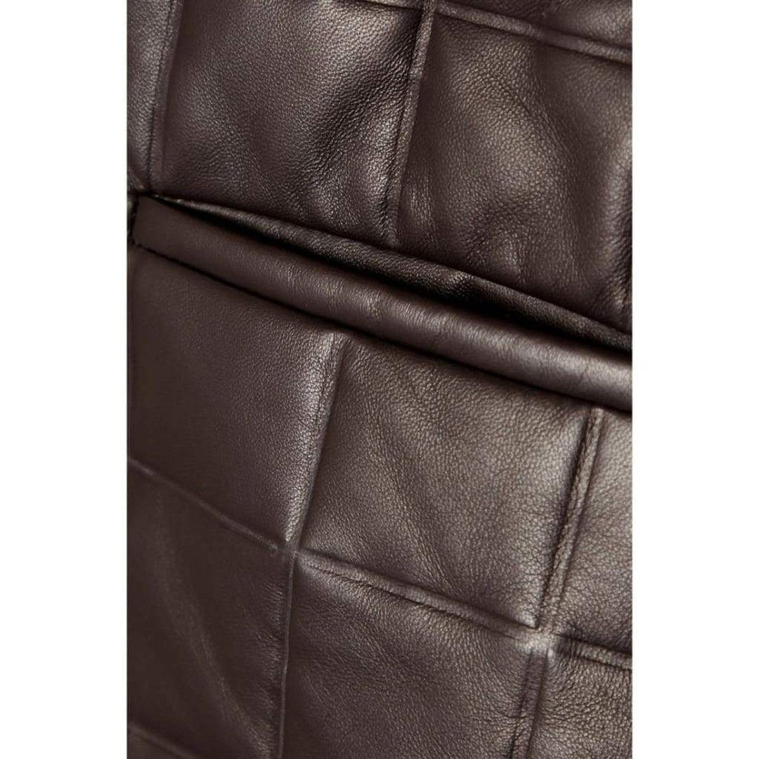 Quilted Leather Shorts