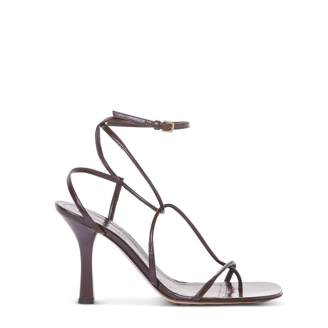 Bottega Veneta-Square Toe Strappy Sandals - Runway Catalog