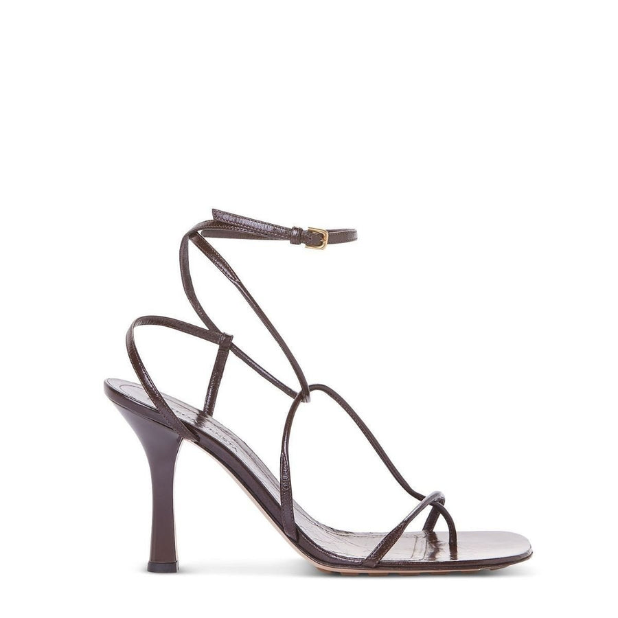 Bottega Veneta-Square Toe Strappy Sandals - Runway Catalog