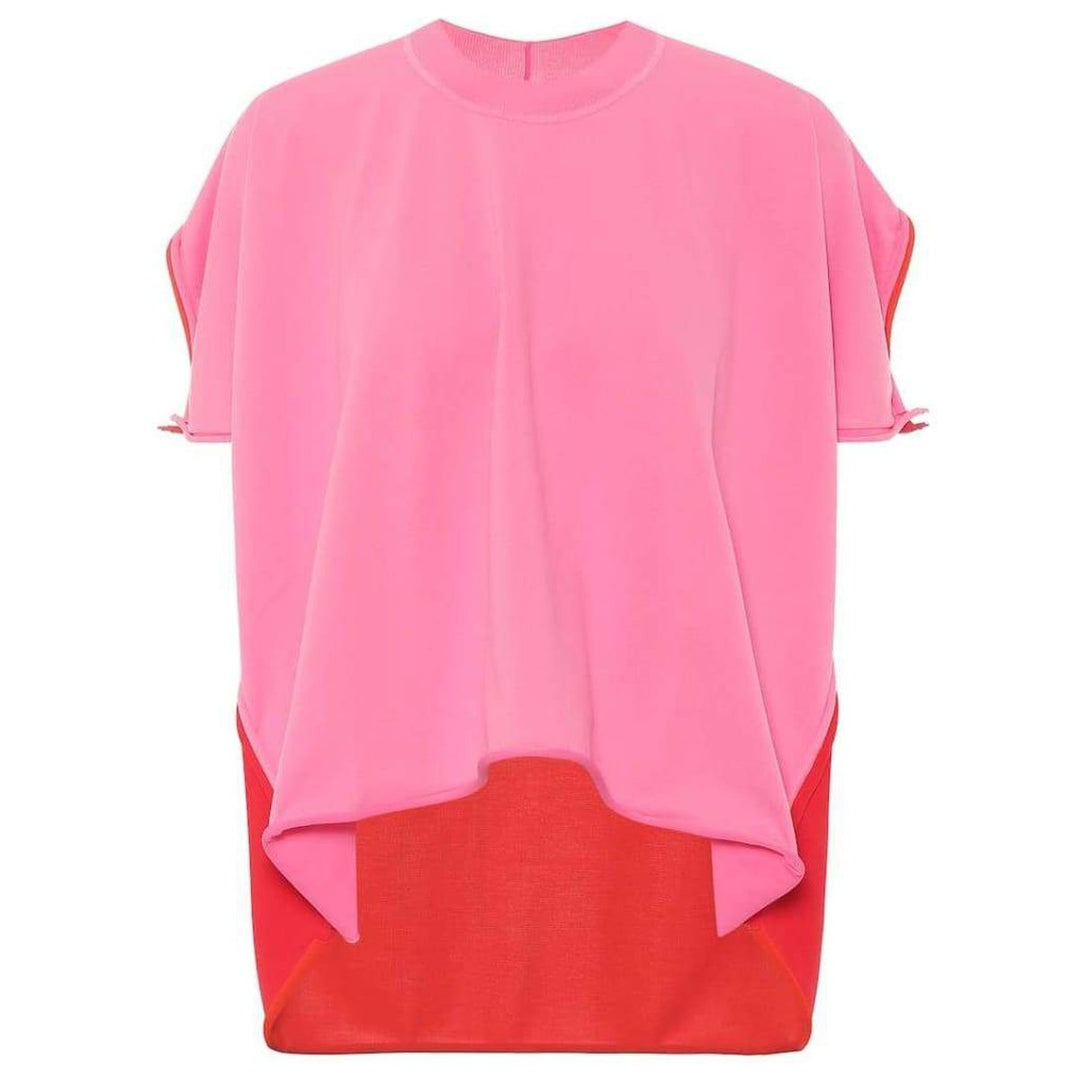Bottega Veneta-Two-tone Jersey T-shirt - Runway Catalog