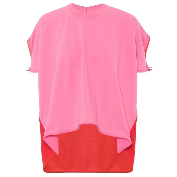 Bottega Veneta-Two-tone Jersey T-shirt - Runway Catalog