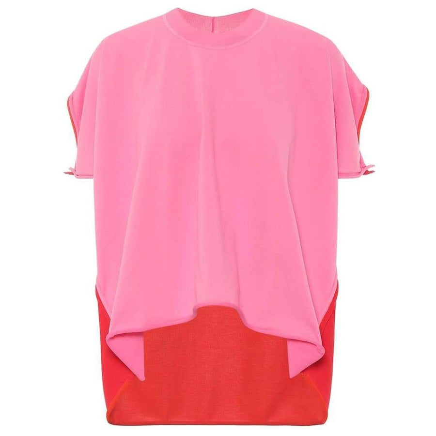 Bottega Veneta-Two-tone Jersey T-shirt - Runway Catalog