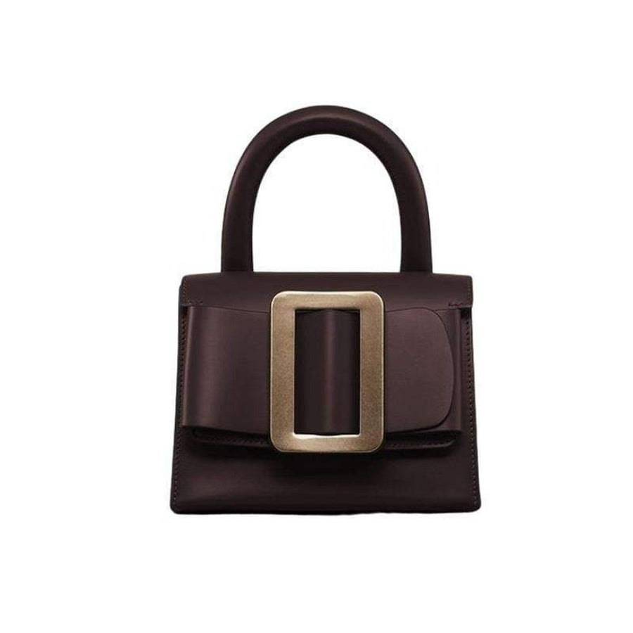 Boyy-Oxblood Lucas 19 Buckled Leather Tote Bag - Runway Catalog