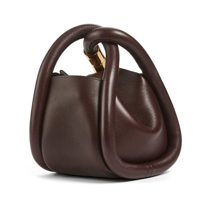 Wonton Charm Leather Crossbody Bag