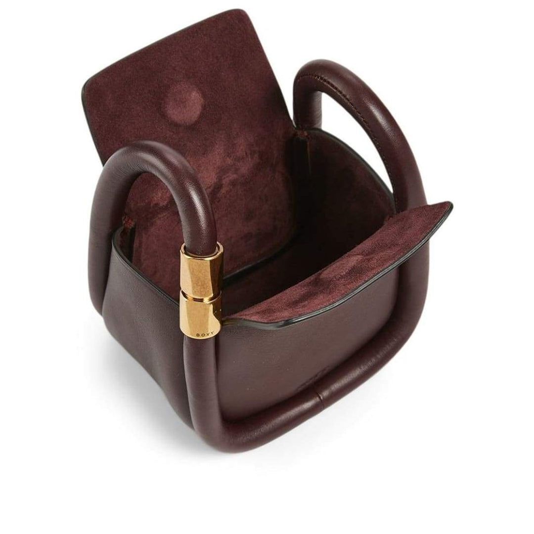 Wonton Charm Leather Crossbody Bag