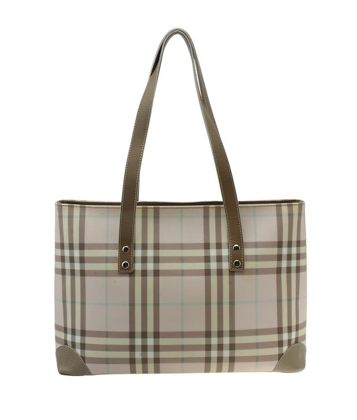 Burbe**y Vintage Candy Pink Nova Check Tote Bag