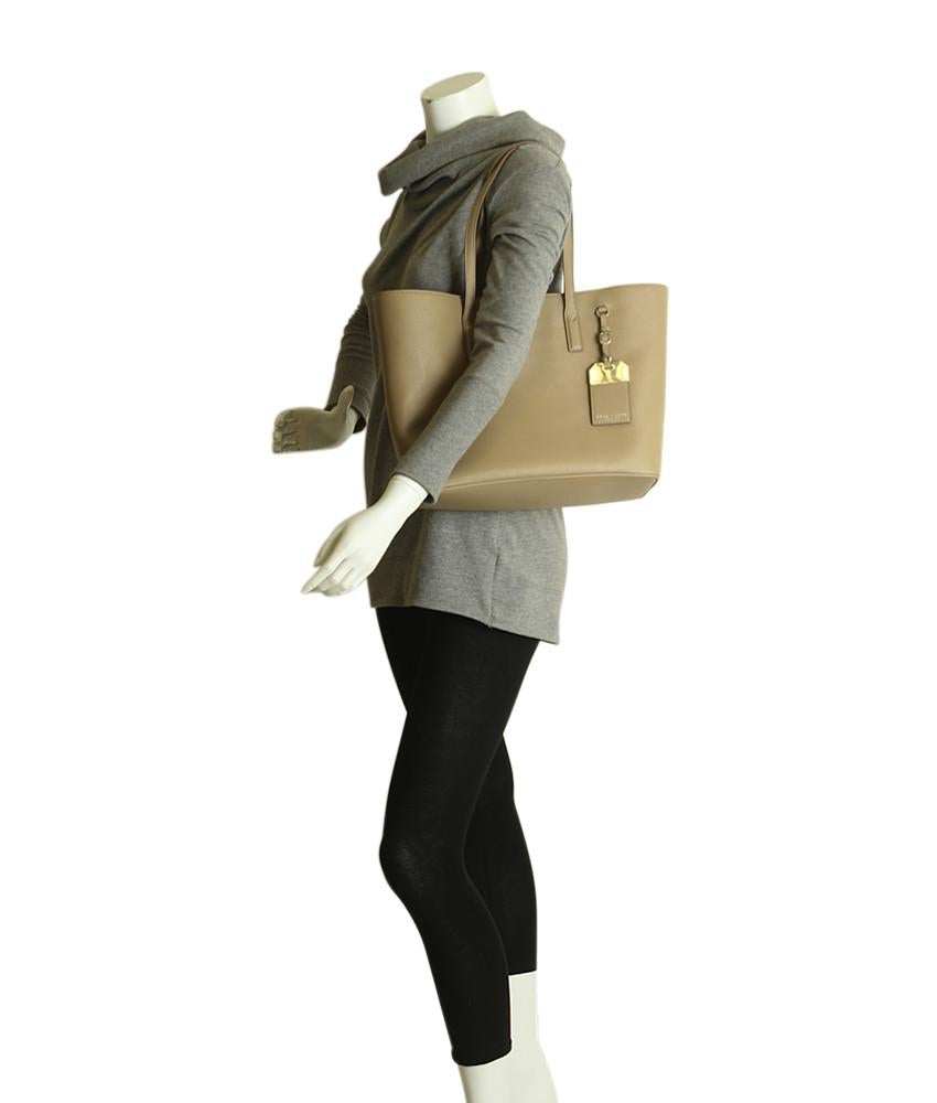 Marc Jacobs Tote Beige Leather Tote Bag
