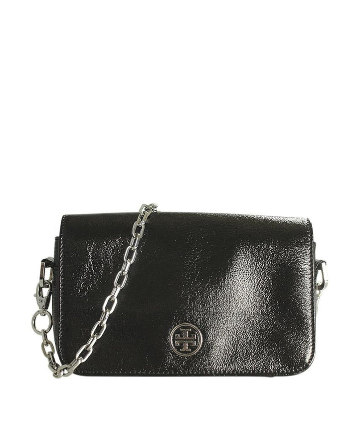 Tory Burch Robinson WOC Black Leather Crossbody Bag