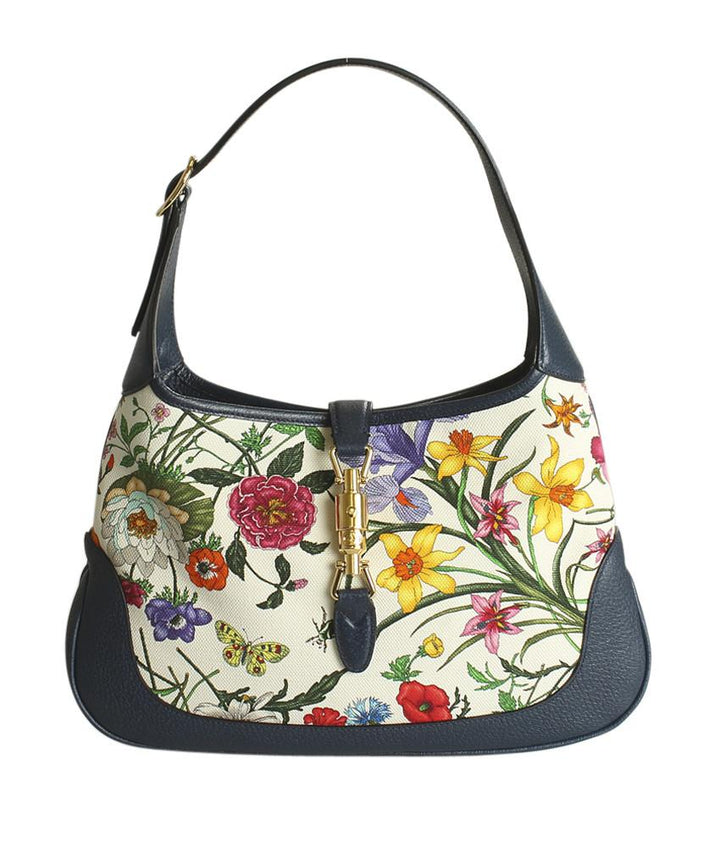 G*G Medium Jackie Floral Multi-Color Bag