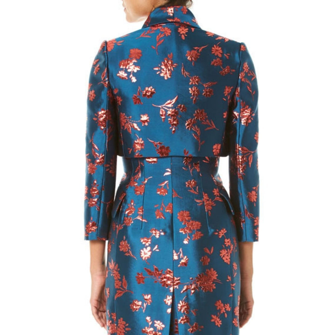 Floral Cropped Bolero Jacket