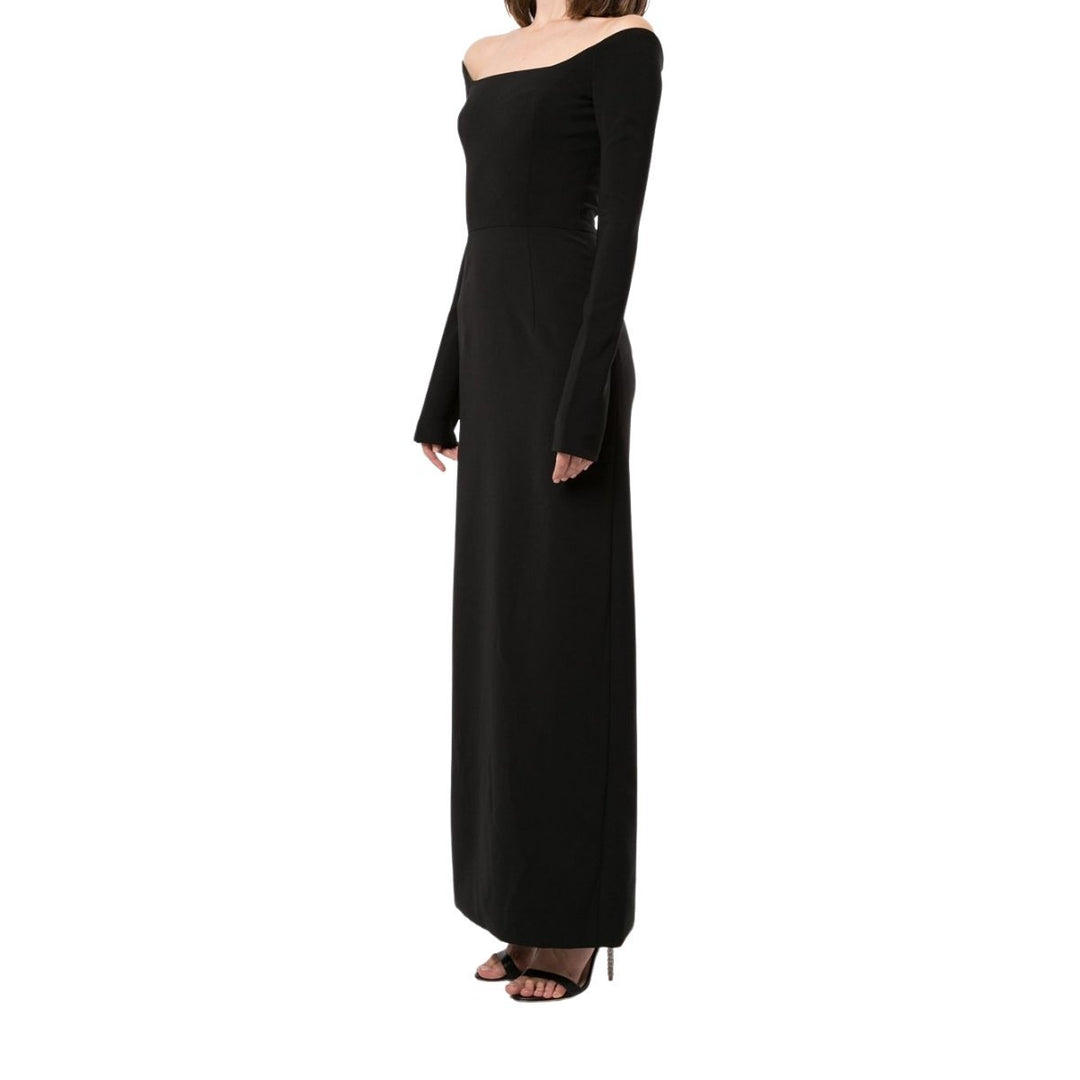 Off-the-shoulder Long-sleeve Dress
