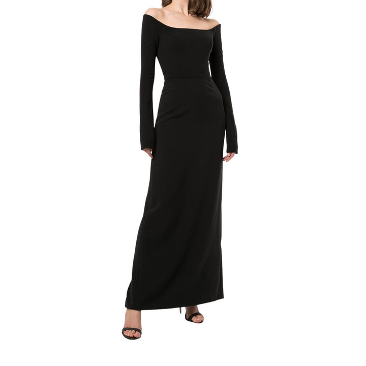 Off-the-shoulder Long-sleeve Dress
