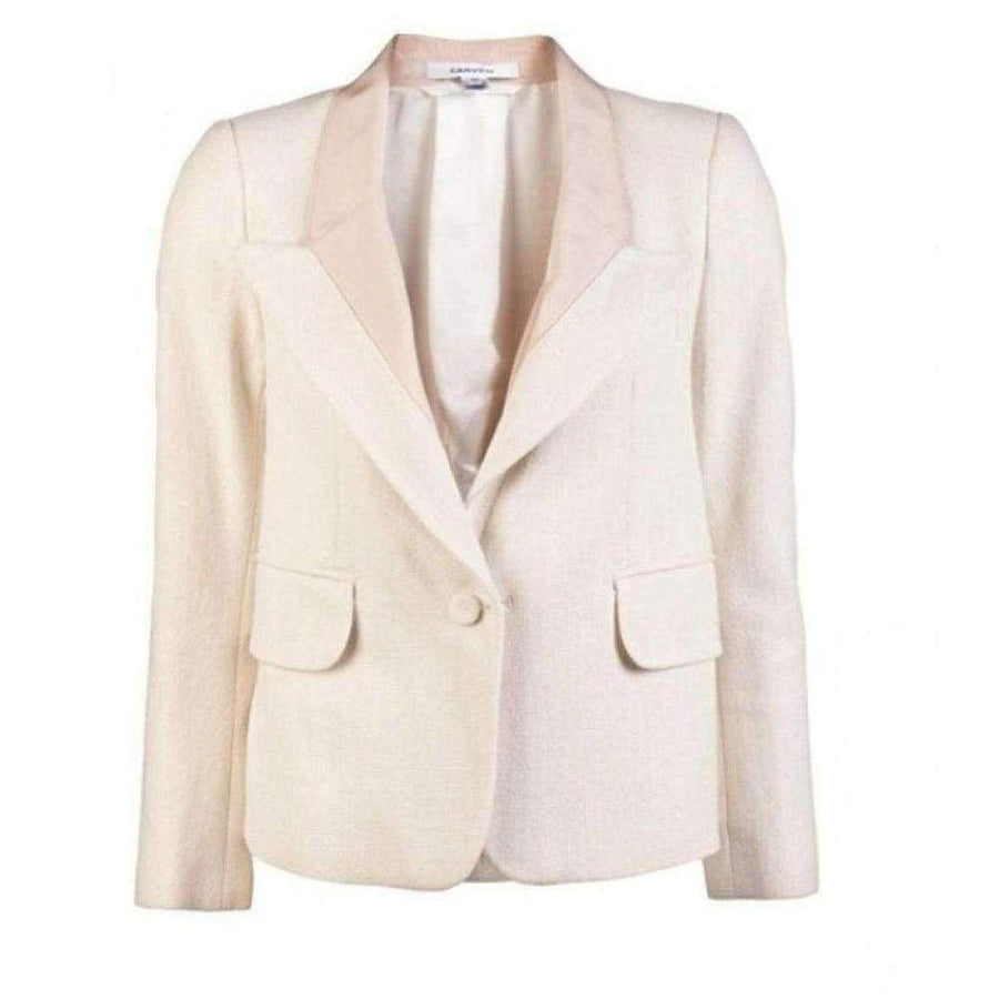Carven-Carven Contrast Revere Woven Jacket - Runway Catalog
