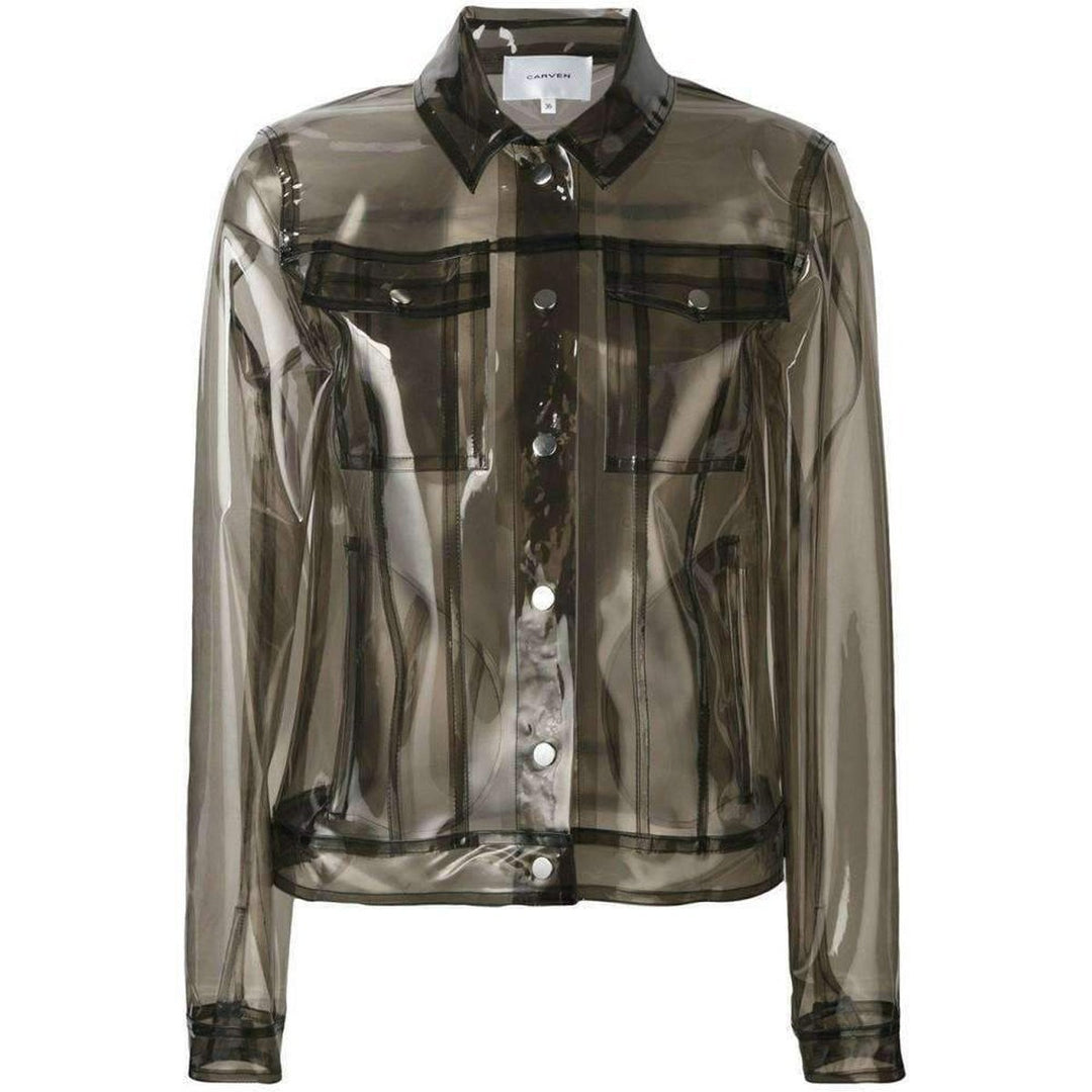 Carven-Carven Runway Rhodoid Transparent Jacket - Runway Catalog
