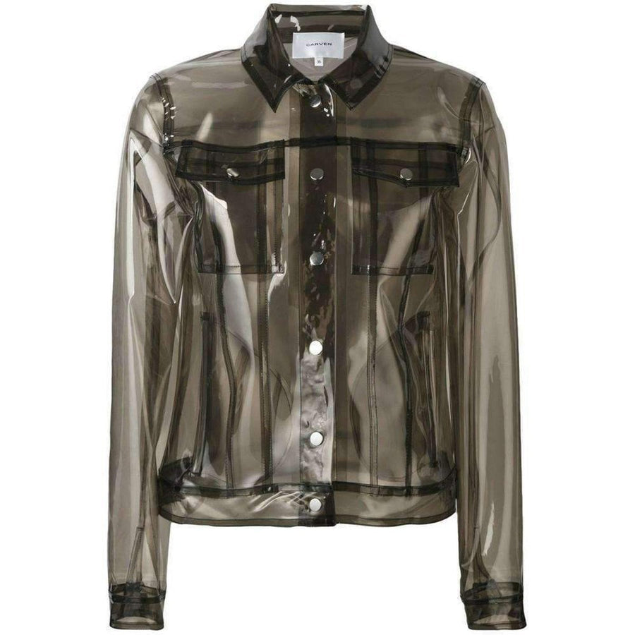 Carven-Carven Runway Rhodoid Transparent Jacket - Runway Catalog
