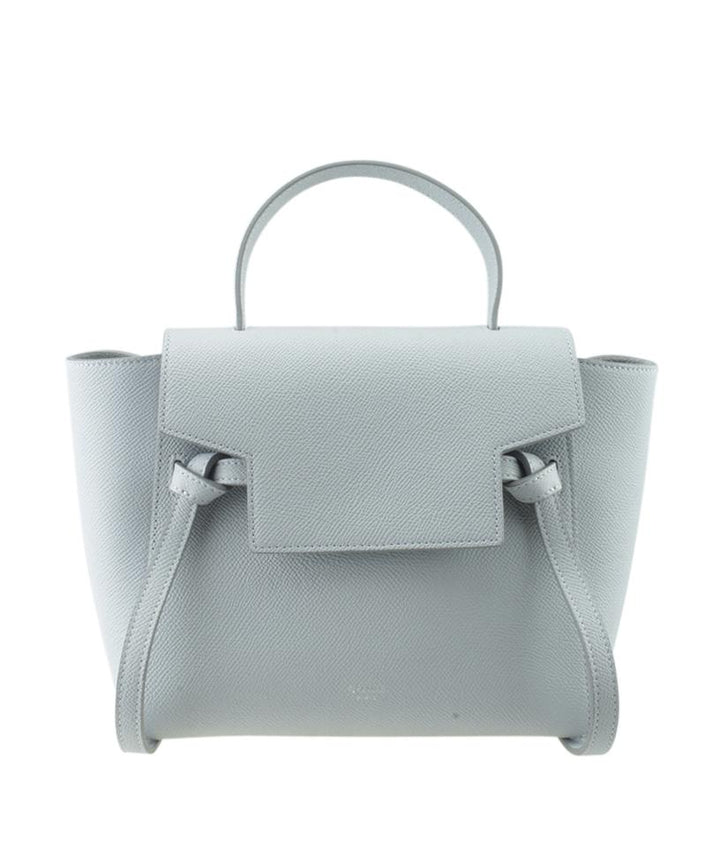 Céline Belt Nano 2- Way Blue Leather Tote