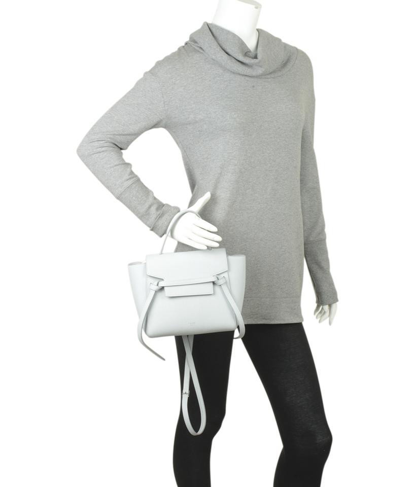 Céline Belt Nano 2- Way Blue Leather Tote