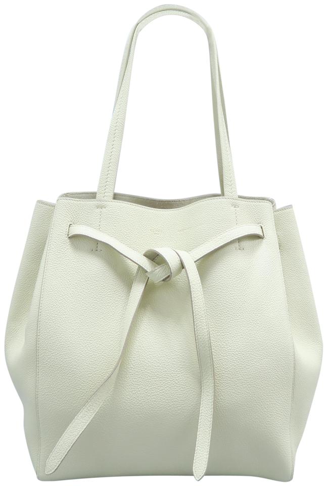 Céline Cabas Phantom Small Bisque Calfskin Leather Tote