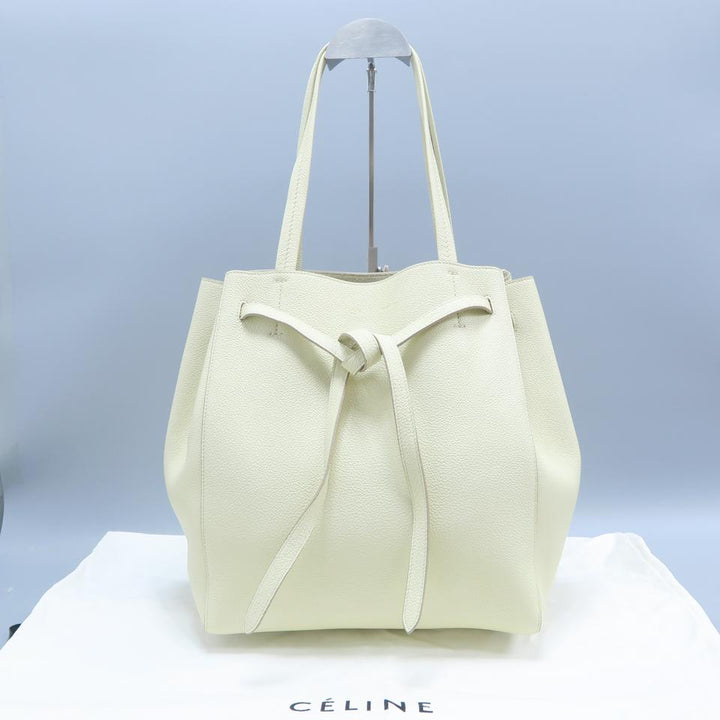Céline Cabas Phantom Small Bisque Calfskin Leather Tote